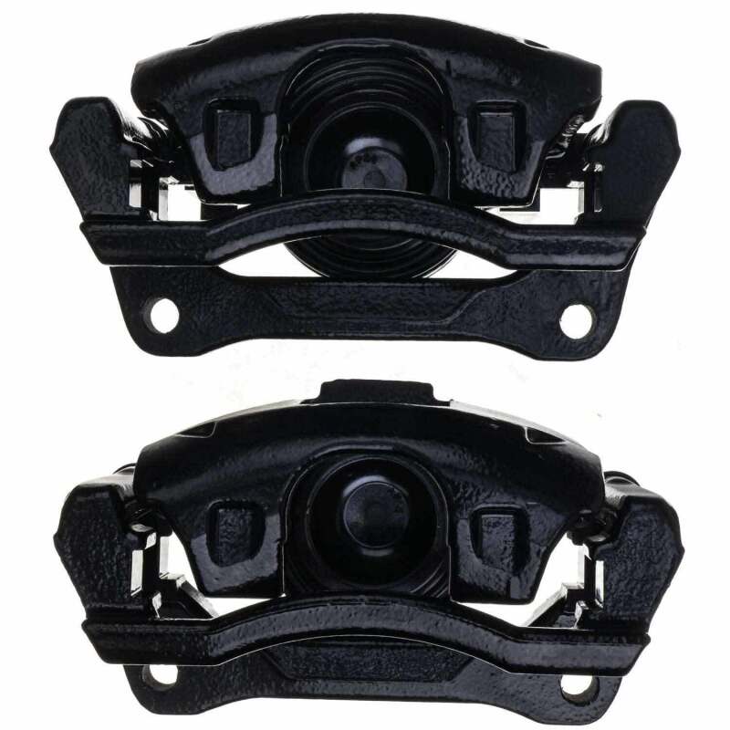Power Stop 08-16 Chrysler Town & Country Front Black Caliper - Pair w/Bracket - S5044BLK