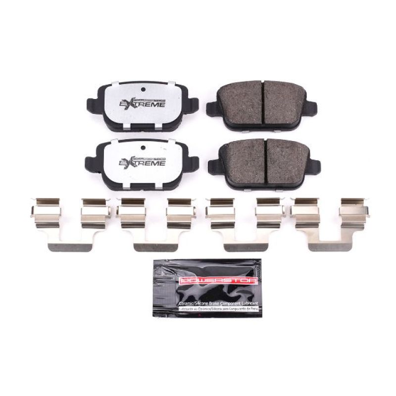 Power Stop 07-08 Volvo S80 Rear Z36 Truck & Tow Brake Pad w/Hardware - Z36-1314