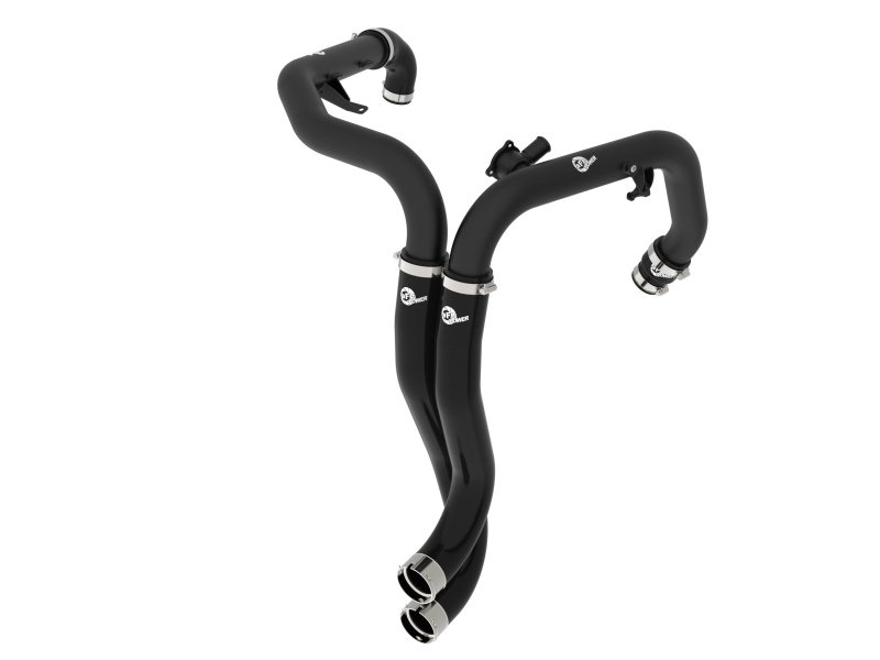 aFe 22-24 Ford Bronco Raptor BladeRunner 2-1/4in Aluminum Hot Charge Pipe Black - 46-20758-B