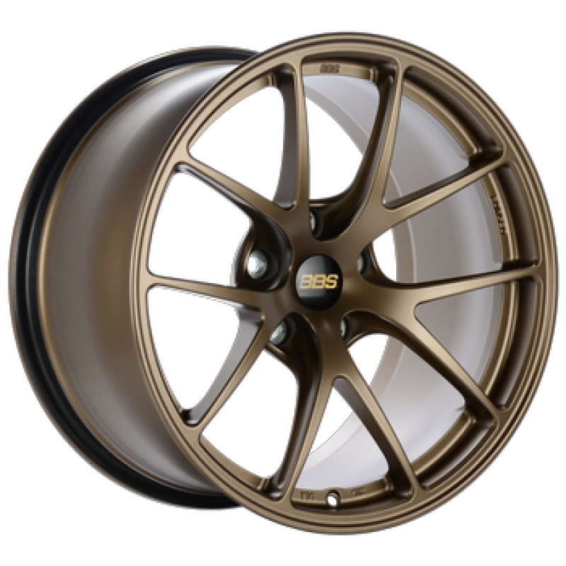 BBS RI-A 18x10.5 5x120 ET25 PFS Satin Bronze Wheel -82mm PFS/Clip Req - RIA010MBZ