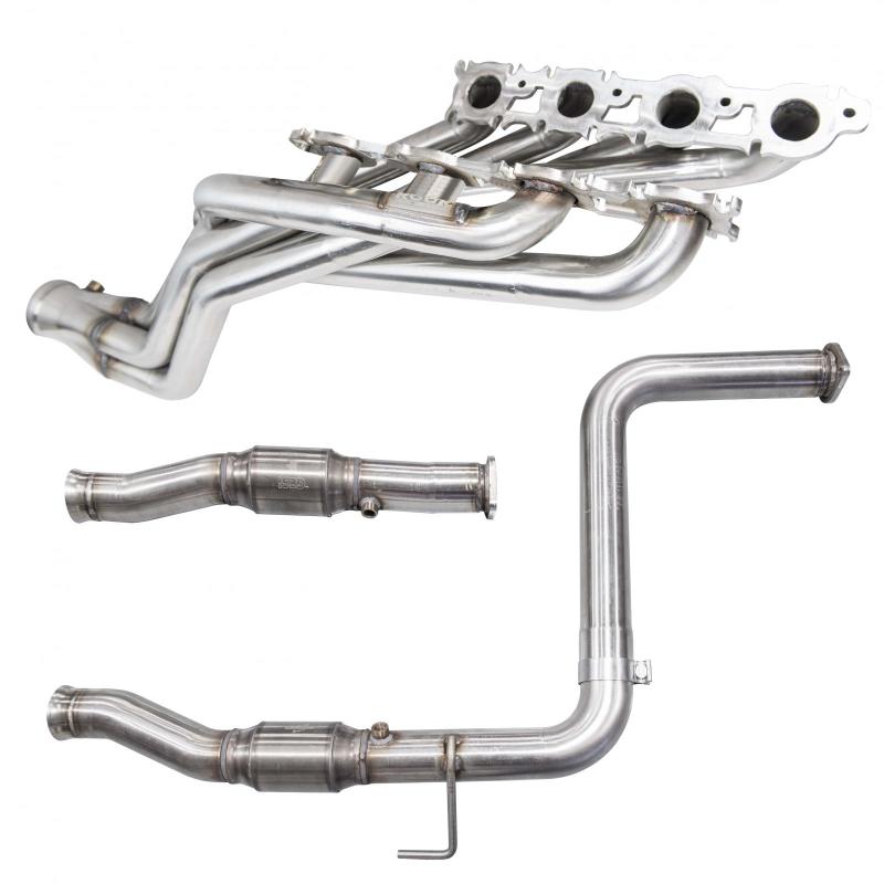 Kooks 07+ Toyota Tundra 1-7/8in x 3in Stainless Steel Long Tube Headers w/ 3in OEM Catted Connection - 4311H420