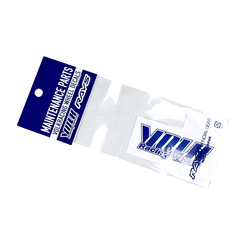 Rays Volk Racing TE37 Repair Disk Sticker - Blue - WTE37STKBL