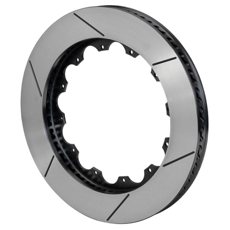 Wilwood GT 72 12x8.75 Curved Vane Spec-37 Left Rotor - Black - 160-8399-GTB