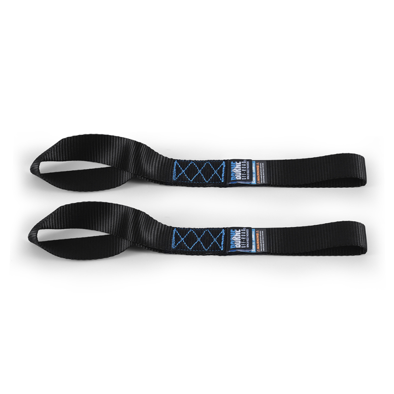 Borne Off-Road Heavy-Duty Ratchet Tie-Down Kit (2-Pack) - Black - BNRTC-TDHD-2BK