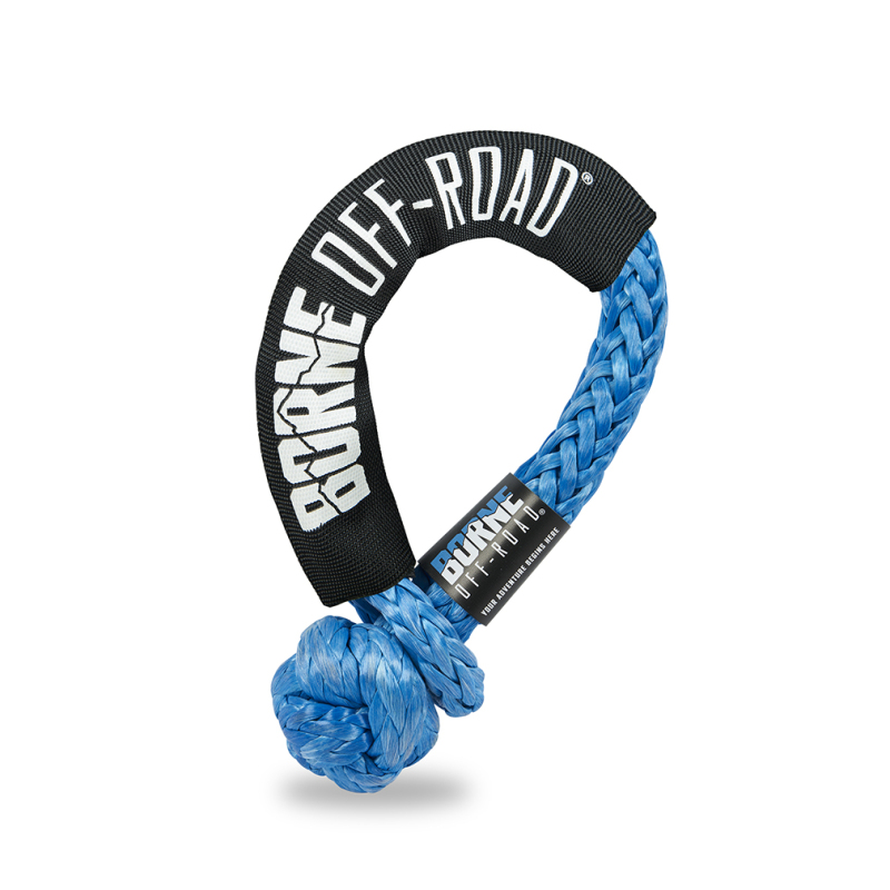 Borne Off-Road 1/2in X 20in Soft Shackle Blue - BNSS-12-BL
