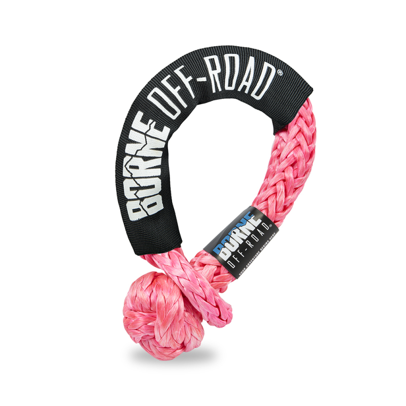 Borne Off-Road 1/2in X 20in Soft Shackle Hot Pink - BNSS-12-PK