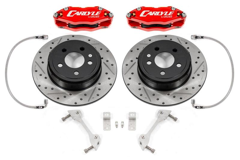 BMR 08-23 Dodge Challenger Brake Kit For 15in Conversion Red Calipers Demon/Redeye - DBK113