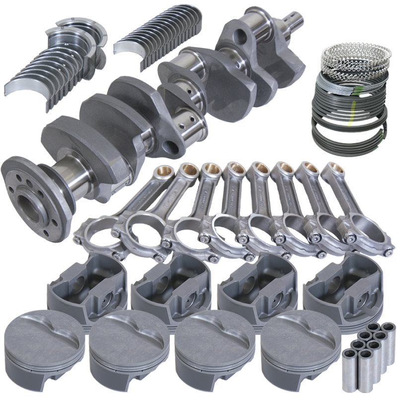 Eagle Chevy Pro Street 383 Rotating Assembly 4140 Crankshaft w/ 4340 I Beam Rods & Flat Top Pistons - 62011030