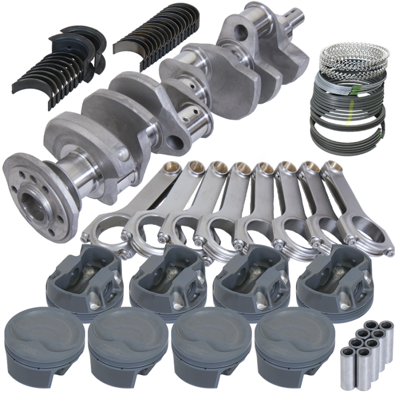 Eagle Chevrolet Small Block 5.7L V8 Balanced Rotating Assembly Kit 4.030in Bore 3.750in Stroke - B12010030