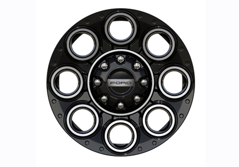 Ford Racing 05-24 Super Duty 20x8in Single Wheel - Black w/Machined Face - M-1007-S2008GBM