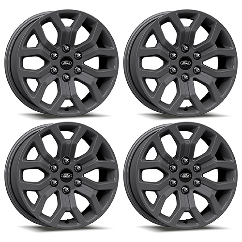 Ford Racing 2024 F-150 18x7.5in Wheel Kit - Matte Gray - M-1007K-1875GA