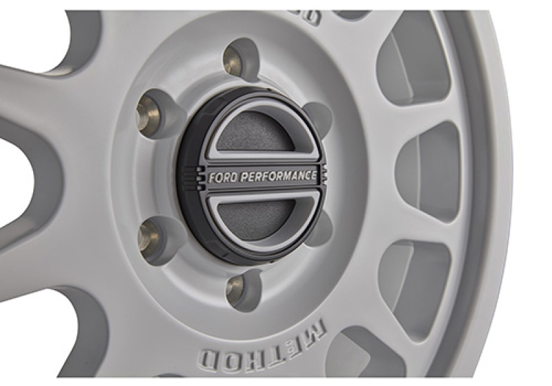 Ford Racing Bronco Method Center Cap - Oxford White - M-1096-FPMW