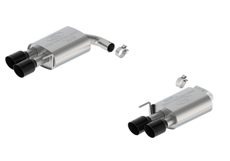 Ford Racing 2024 Mustang 5.0L Touring Non-Active Axle-Back w/GT Valance & Black Tip - M-5230-M5TBV