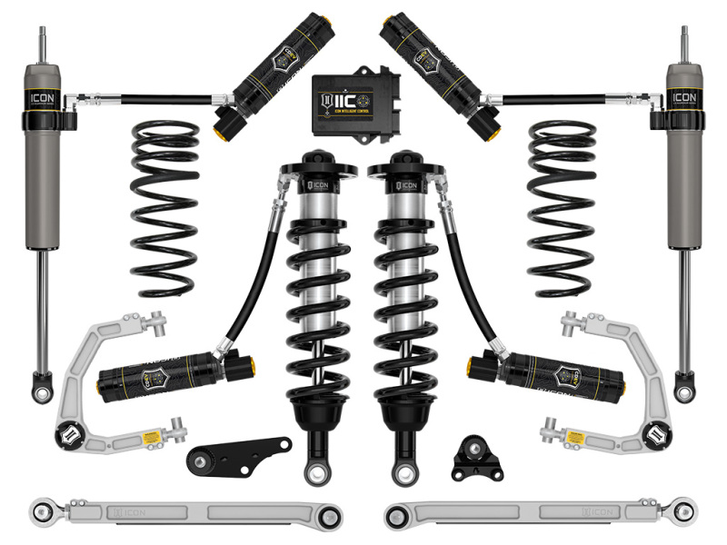 ICON 2024+ Toyota Tacoma 1.25in-3in Stage 10 Suspension System Billet w/ Triple Rate Spring - K53300S