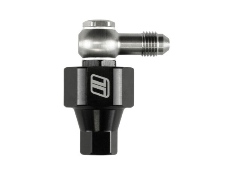 Turbosmart 44um 4AN Banjo Inlet 4AN Female Outlet Turbo Mounted Small Oil Filter - TS-0804-1004