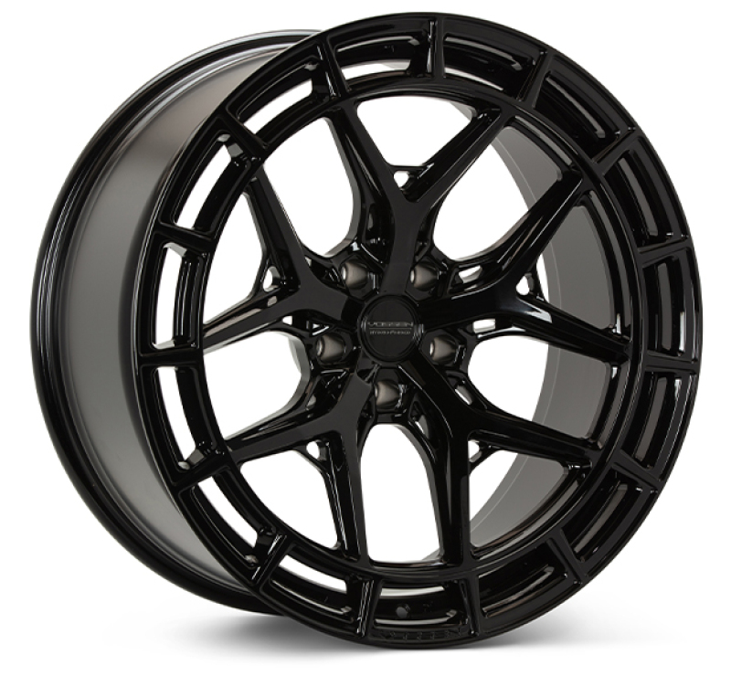 Vossen HFX-1 21x12 - 5x120 - ET52 - Deep - 72.56 - Gloss Black Wheel - HFX1-1B36