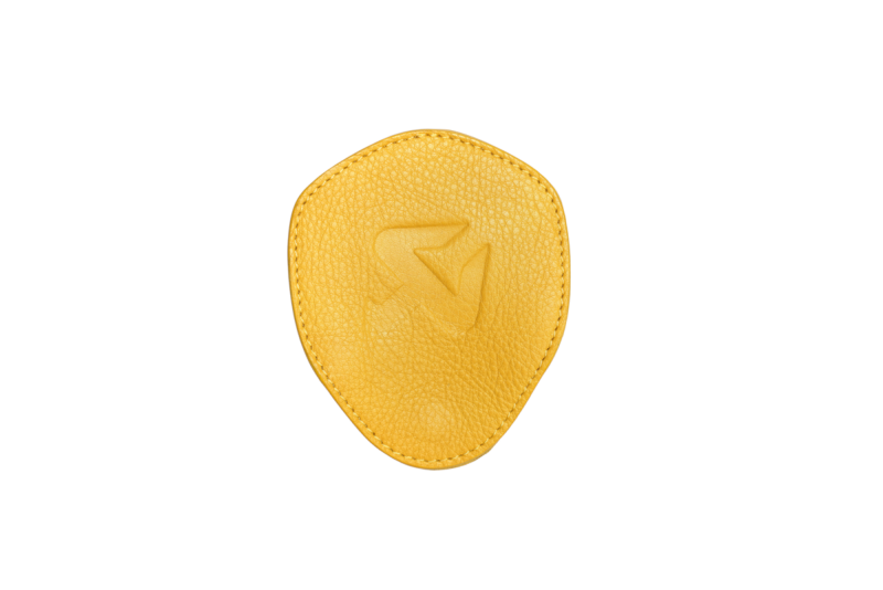 Akrapovic Leather Headphones Case - Yellow - 801727