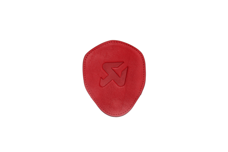 Akrapovic Leather Headphones Case - Red - 801728
