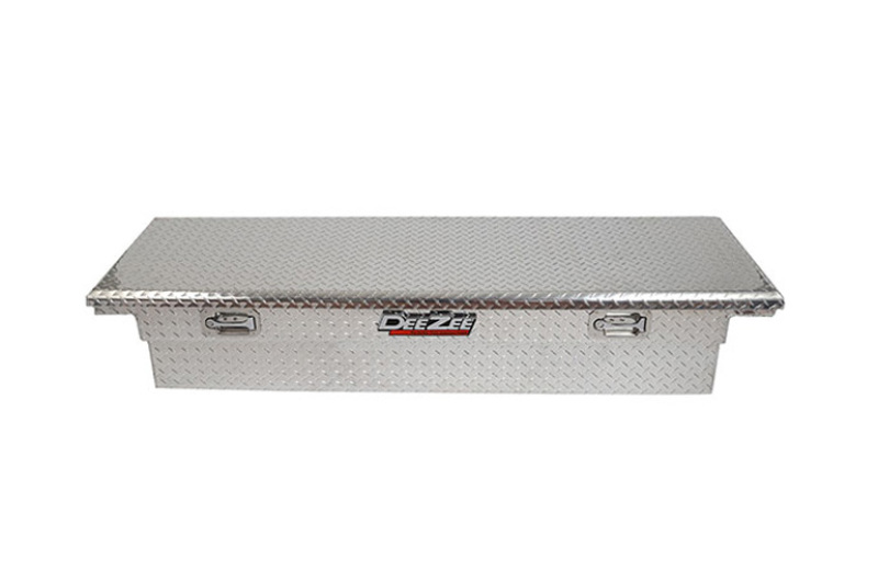 Deezee Universal Tool Box - Red Crossover - Single Lid BT Alum (Low) - DZ10170L