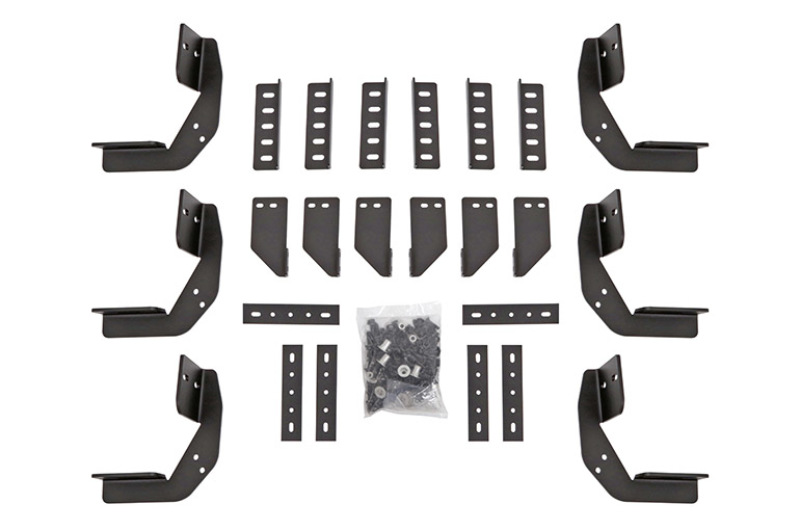 Deezee 13-23 Dodge Ram Running Board Rough Step Bracket Kit - DZ15336