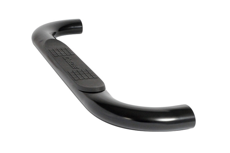 Deezee 14-19 Chevrolet Silverado Tubes - 4In Oval Black Steel RegCab - DZ372519