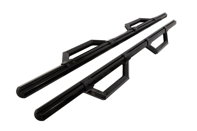 Deezee 99-23 Chevrolet/GMC/Dodge/Ford Full Size Truck Hex Series - Crew Cab Side Steps (Blk) - DZ66321B