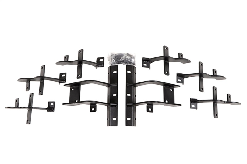 Deezee 15-23 Ford F-150/Super Duty Running Board Hex Bed Access Bracket Kit - DZ66327W