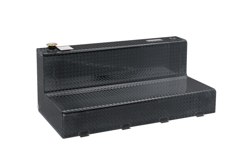 Deezee Universal Tanks - Auxiliary L-Shape Black Tread Aluminum (80 Gal) - DZ91767XB