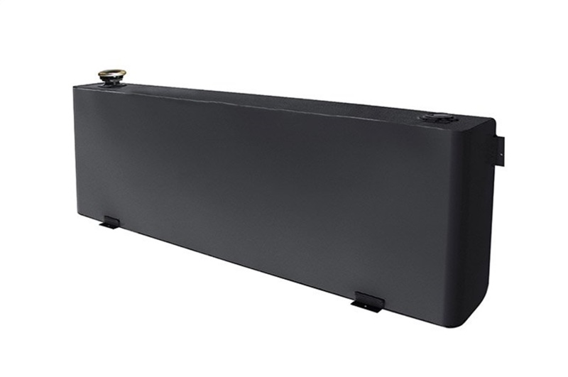 Deezee Universal Tanks - Long Rectangle Black Steel - DZ92556NSB
