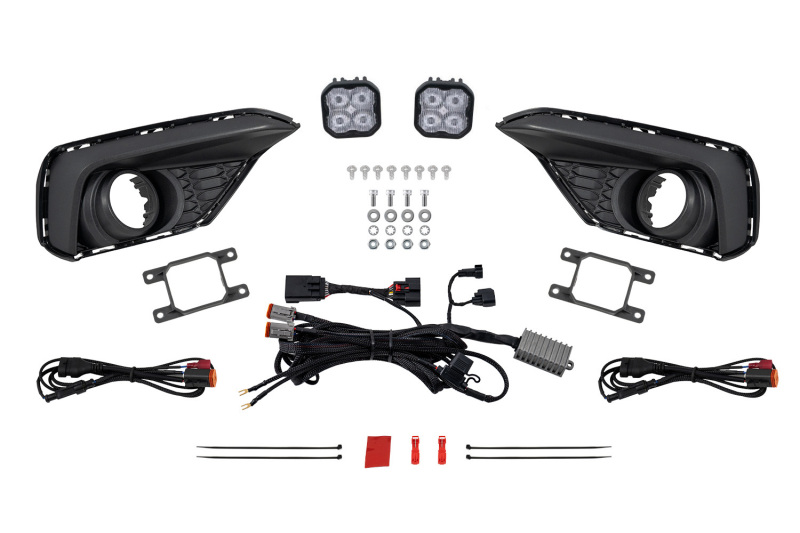 Diode Dynamics 2025 Ford Mustang EcoBoost SS3 Add-On Fog Lamp Kit  White Sport - DD7961