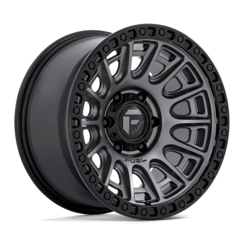 FUEL OFFROAD CYCLE D835 17X9 6X5.5 M-GNMTL-BLK-RG 1MM