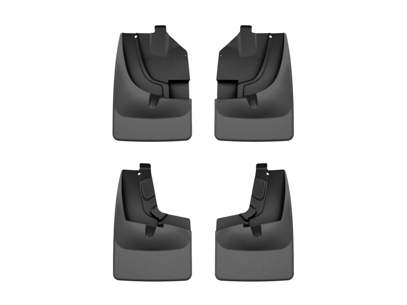 WeatherTech 21-23 Ford Ranger (Tremor Pkg.) No Drill Front & Rear MudFlaps - Black - 110169-120169