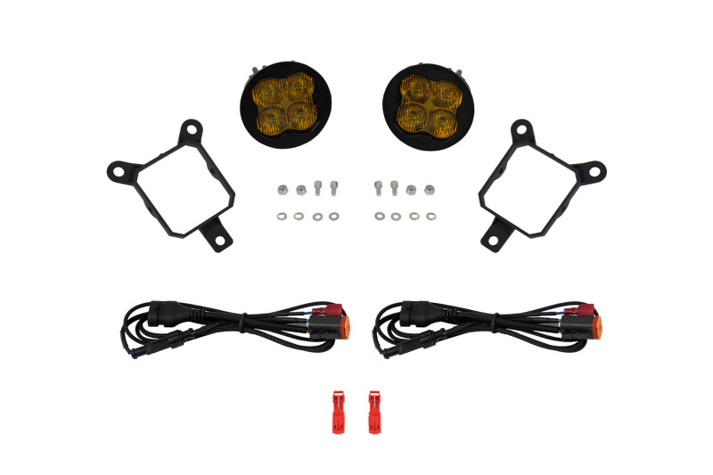 Diode Dynamics SS3 SAE Type Y Fog Light Kit - Yellow SAE Fog - DD7991