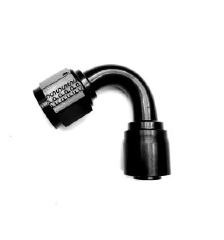 Fragola -6AN 120 Degree Fixed/Single Swivel Sport Crimp Pro Hose End - 8112006