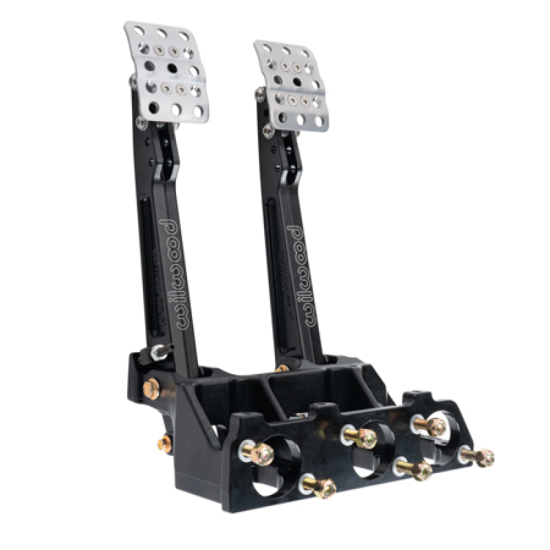 Wilwood Reverse Swing Triple Master Cylinder Pedal w/Tru-Bar - 340-17804
