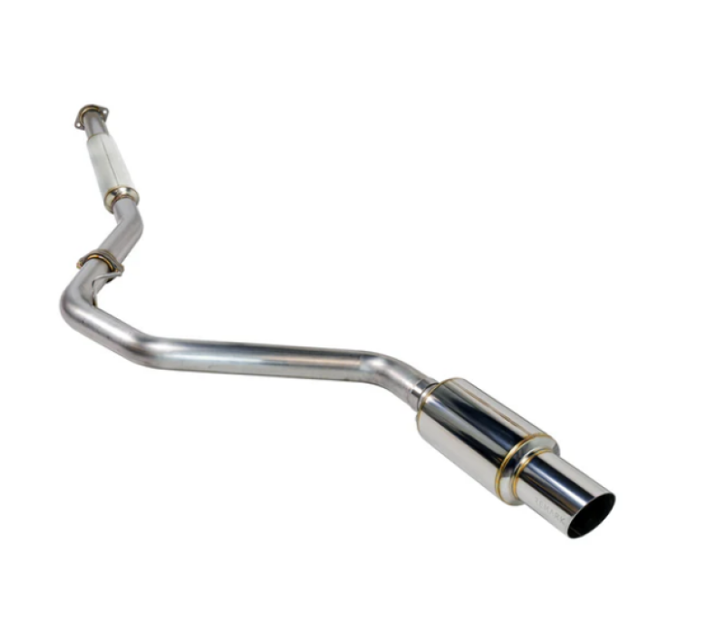 Remark 22+ Subaru WRX (VB) R1 Spec Single-Exit Stainless Catback Exhaust (Resonated) - RK-C1076S-03C