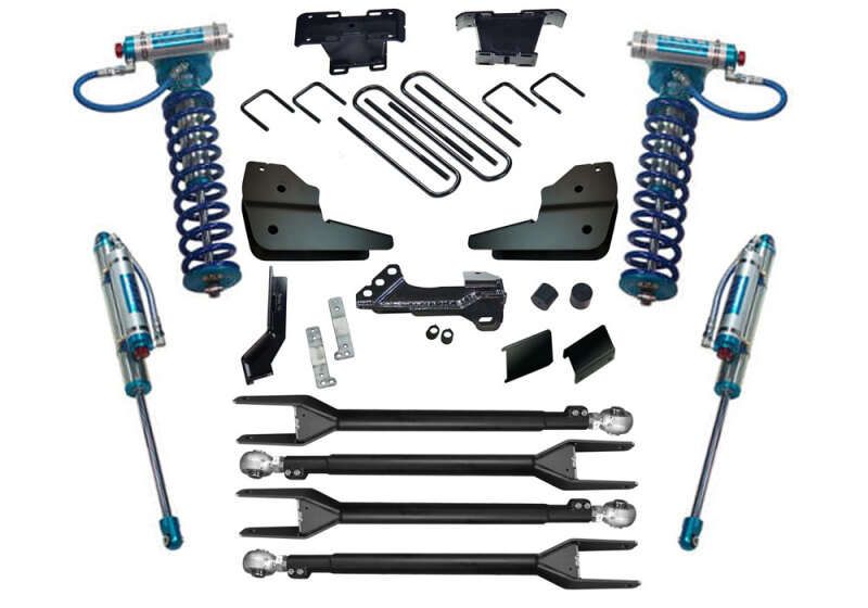 Superlift 2023 Ford F-250/F-350 4WD 4in 4-Link Lift Kit w/King Coilovers & Rear Reservoir Shocks - K1068KG