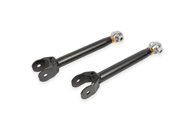 BMR 15-19 Cadillac CTS-V Adjustable Lower Trailing Arms - Hammertone Black - UCA631H