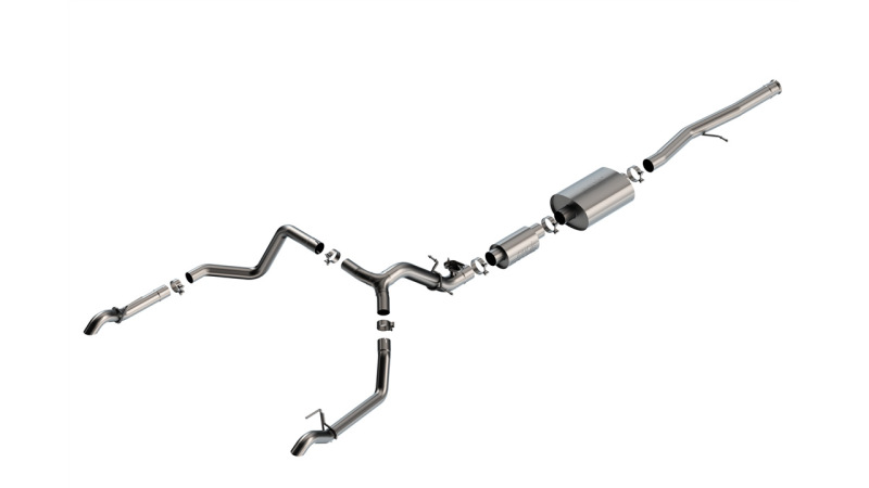 Borla 2024 Chevrolet/GMC 1500 ZR2 & AT4X 6.2L V8 4WD 4DR S-TYPE Catback Exhaust w/ Turndown Tips - 141003
