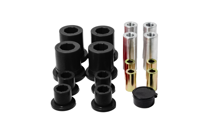 Energy Suspension 10-18 Dodge Ram 1500 2WD Front Control Arm Bushing Set - Black - 5.3149G