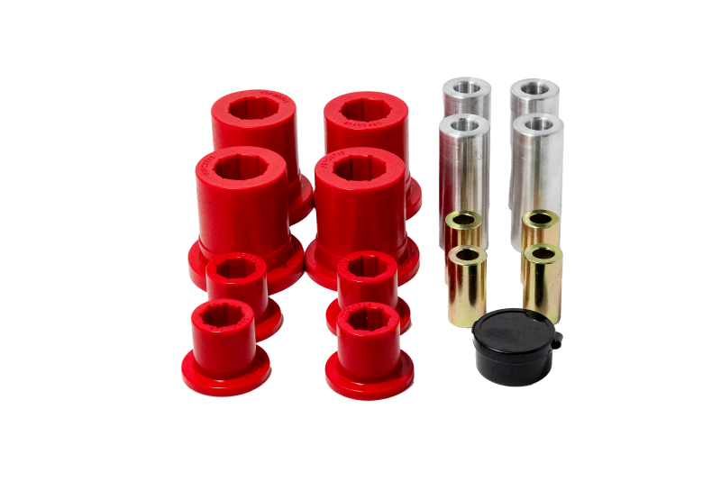 Energy Suspension 10-18 Dodge Ram 1500 2WD Front Control Arm Bushing Set - Red - 5.3149R