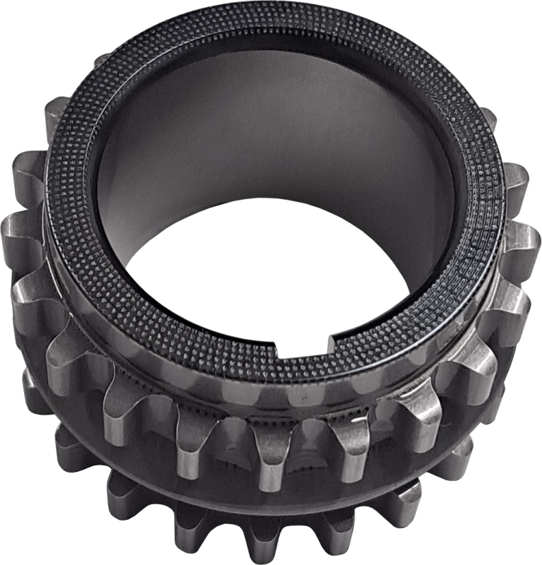 Boundary 11-14 Ford Coyote Billet Crankshaft Timing Sprocket Drive Gear w/Grip Surface & Stud Kit - COMBO-GRIP-11-HBB