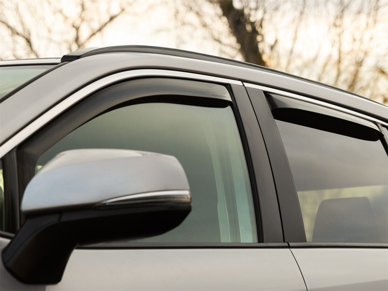 WeatherTech 08-20 Dodge Grand Caravan Front Side Window Deflectors - Dark Tint - 80476IM
