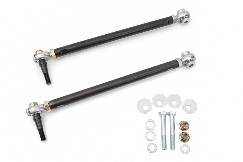 BMR 14-19 Chevrolet Corvette Toe Rods For 15in Conversion Kit - Black Anodized - TR570