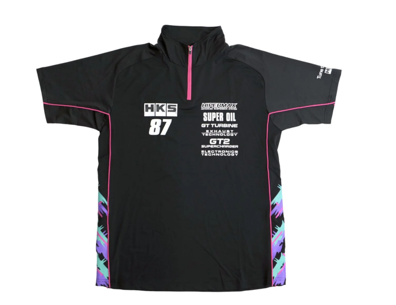 HKS TEAM HALF ZIP POLO SHIRT 2025 L - 51007-AK698