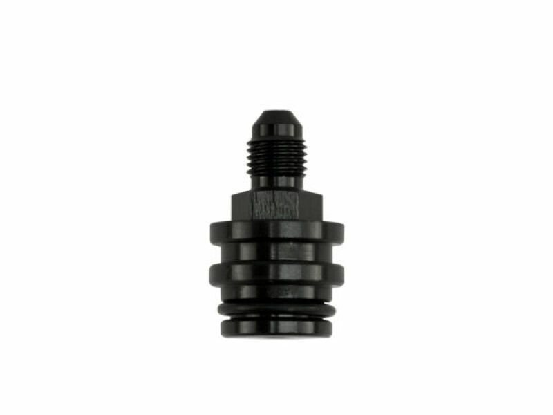 Turbosmart -4AN Centre Black Oil Cap - TS-0891-3022