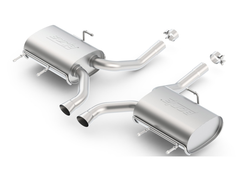 Borla 11-14 CTS Coupe V6 3.6L AT RWD/AWD Dual Ctr Rear Exit Touring Exhaust (REAR SECTION ONLY) - 11824