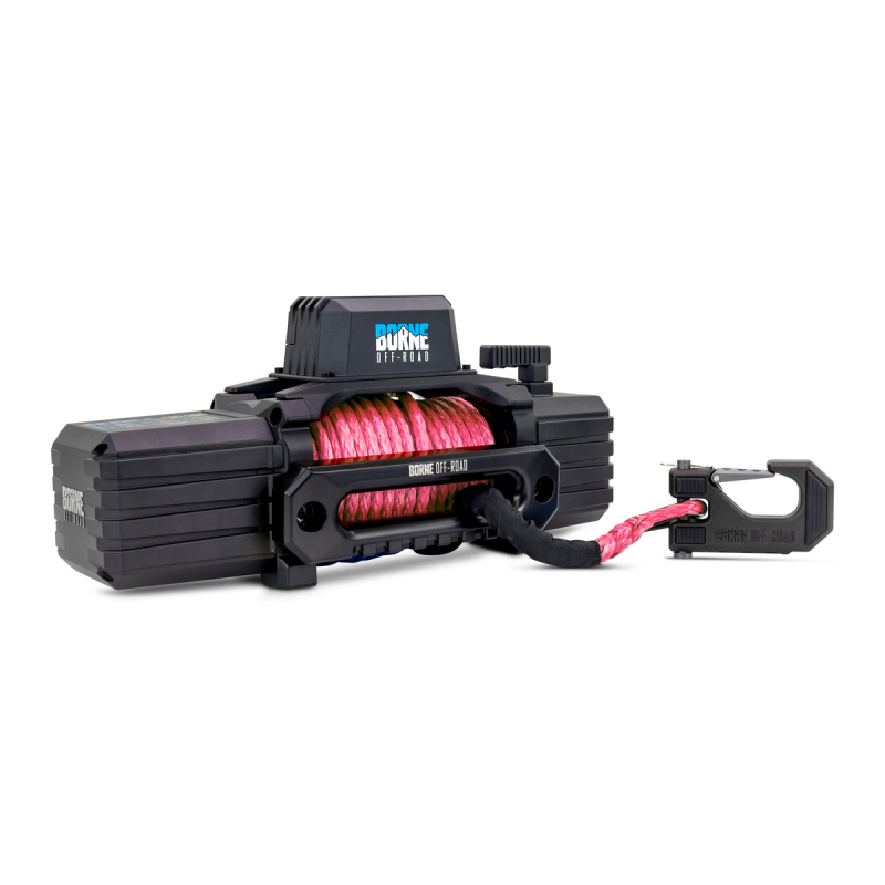 Borne Off-Road 10K Winch - Pink Synthetic Rope - BNWN-10-SPK