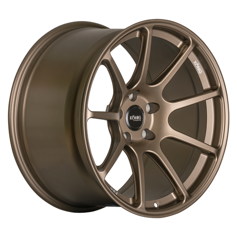 Konig Forged F5R 18x9 5x112 ET42 Satin Bronze Wheel (Knurled Bead) - F5R998512428