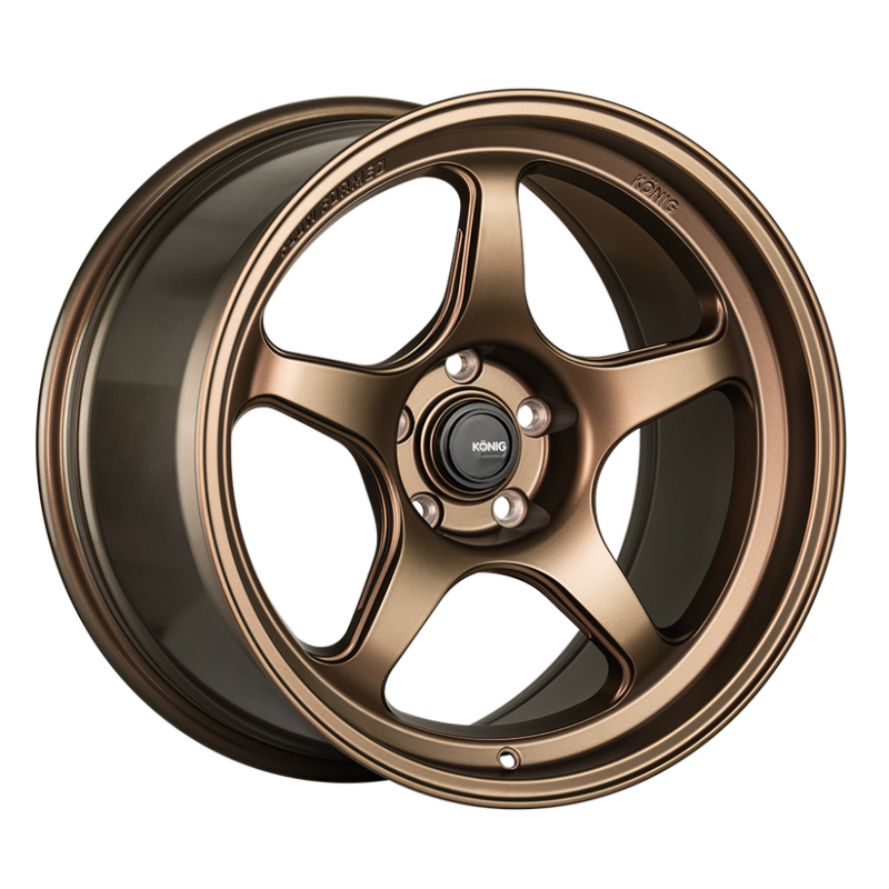 Konig Hyperspec 17x8 4x100 ET40 Matte Bronze Wheel (Knurled Bead) - HP87100408